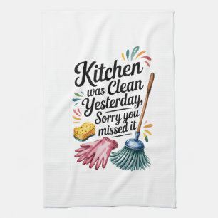 Kitchen Towels-Funny Quote Kitchen Towel