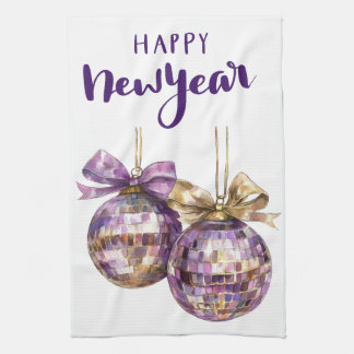 Kitchen Towels-Happy New Year Kitchen Towels