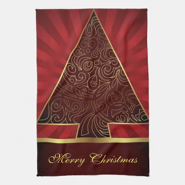 Kitchen Towels Merry Christmas (Vertical)