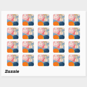 Kitchen Towels Square Sticker