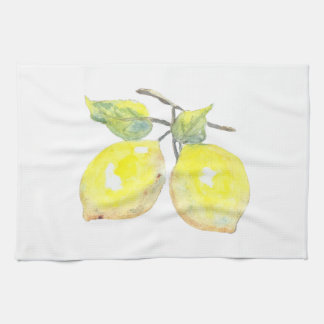 Kitchen Towels With Yellow Lemons