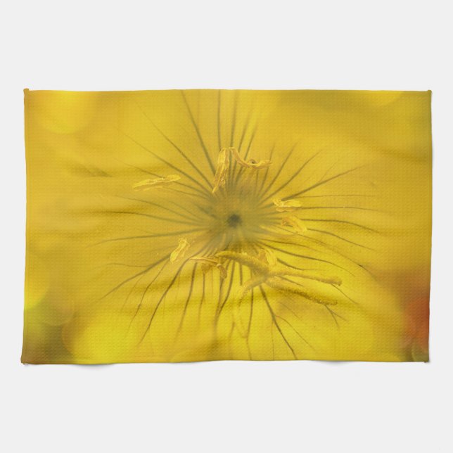 Kitchen Towels Yellow Bokeh Flower (Horizontal)