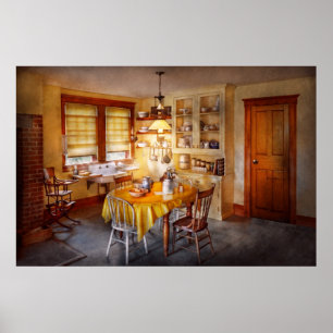Kitchen - Typical farm kitchen Poster