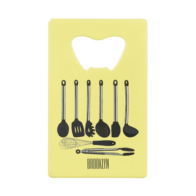 Kitchen utensil cartoon illustration  (Front)