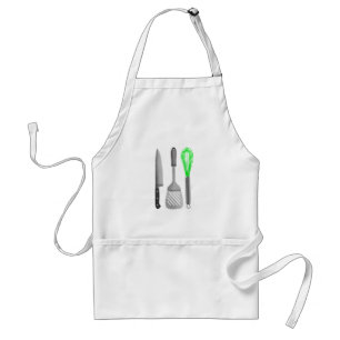Kitchen Utensils Chefs Knife Whisk Spatula Standard Apron