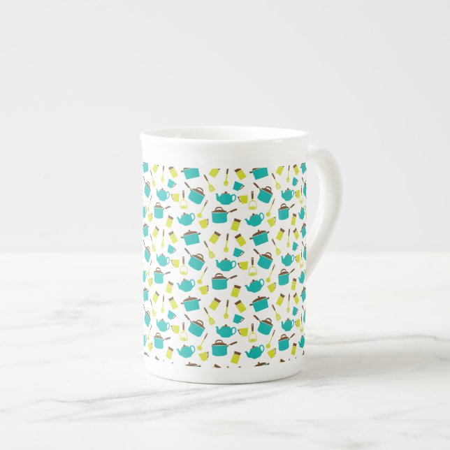 Kitchen Utensils, Cookware, Cutlery, Kitchenware Bone China Mug (Front Right)