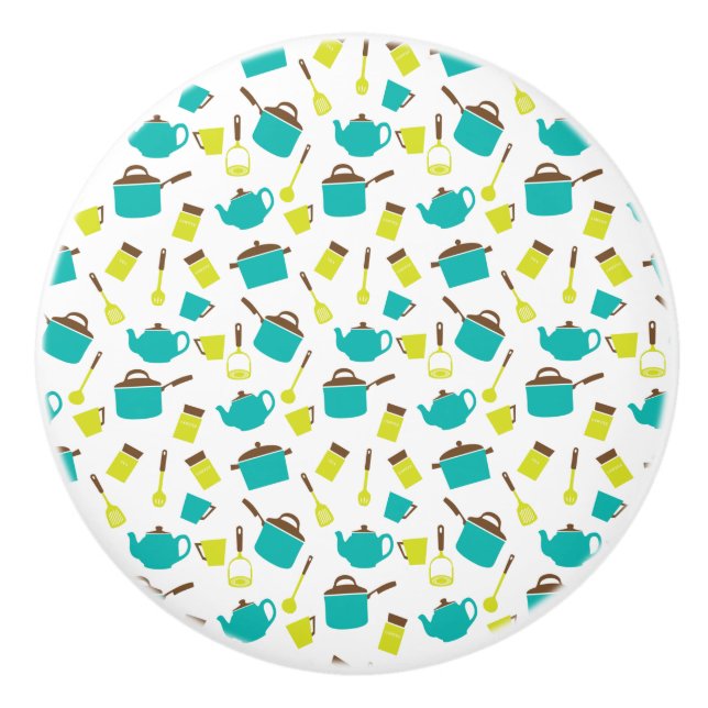 Kitchen Utensils Crockery Ceramic Knob (Front)