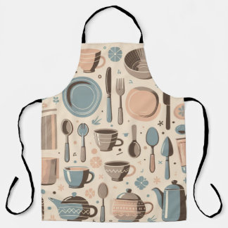 Kitchen Utensils Design Apron