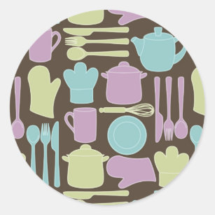 Cutlery Stickers & Labels | Zazzle UK