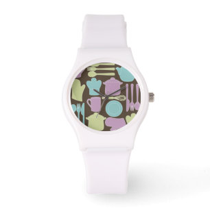 Kitchen Utensils Pattern 2 Watch