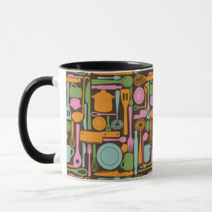 Kitchen Utensils Pattern 3 Mug