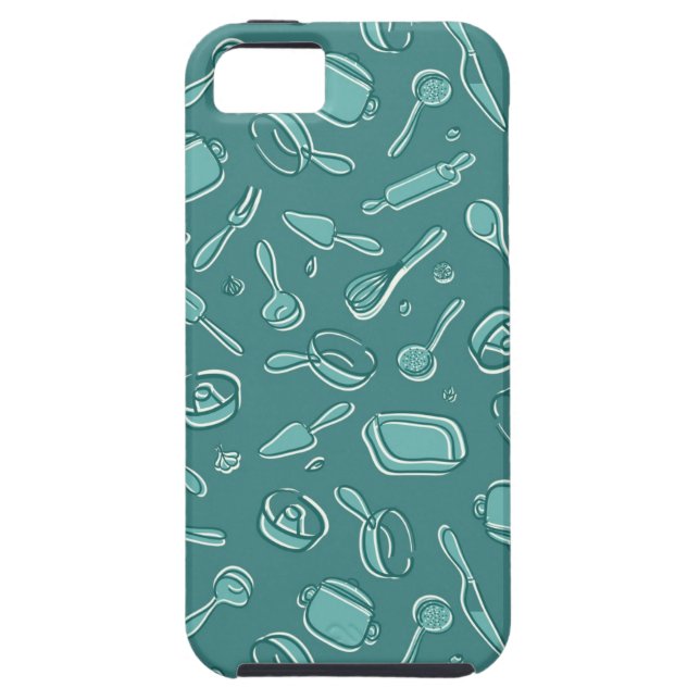 Kitchen Utensils Pattern Case-Mate iPhone Case (Back)