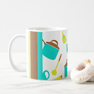 Kitchen Utensils pattern Coffee Mug
