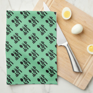 Kitchen Utensils Tea Towel