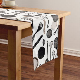 Kitchen Utensils Theme Table Runner