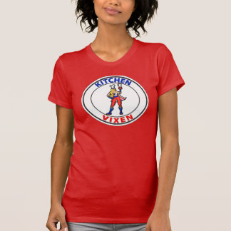 Kitchen Vixen Women's T-Shirt Red 