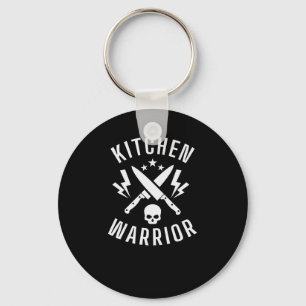 Kitchen Warrior Kochen Essen Küche Koch Key Ring