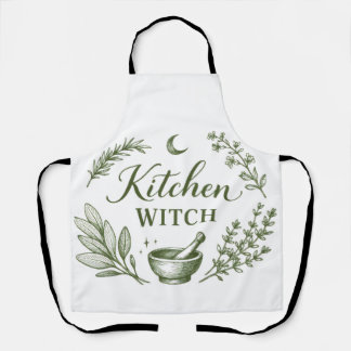 kitchen witch apron