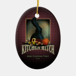 Kitchen Witch Ceramic Tree Decoration