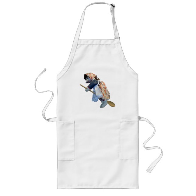 Kitchen Witch Riding Spoon apron (Front)