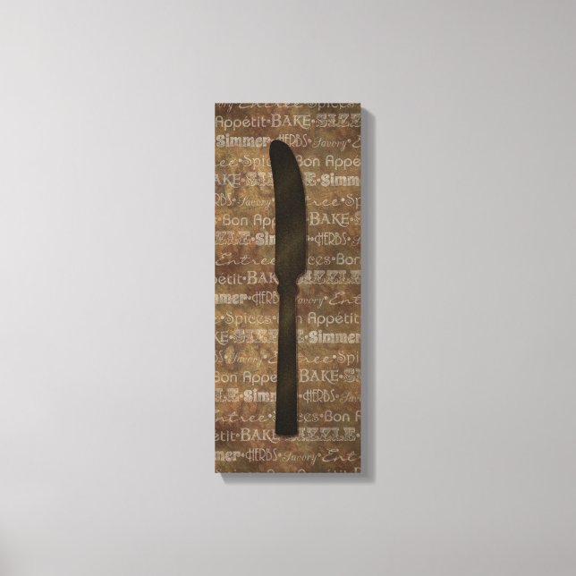 Kitchen Words Art II Canvas Print (Front)