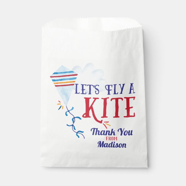 Kite Birthday Favour Bag (Front)