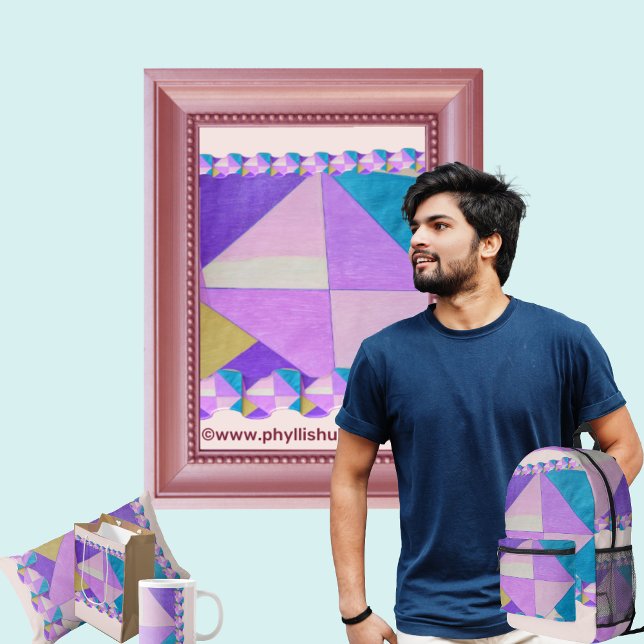 Kite Card (Get the full "Kite" collection at:  https://bit.ly/SmartArtZazzle. )