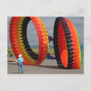 Kite festival postcard