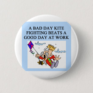 KITE fight fighter joke 6 Cm Round Badge