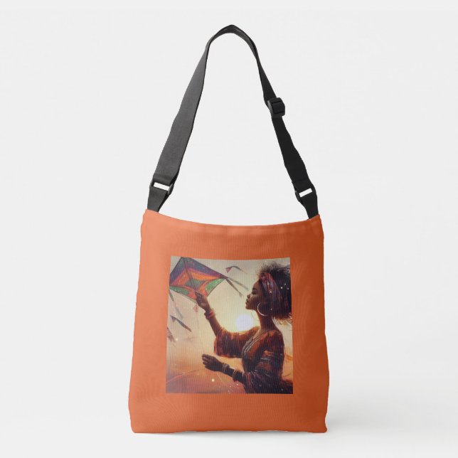 Kite Flying 2 Crossbody Bag (Front)
