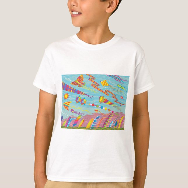 Kite Flying & Banners T-Shirt (Front)