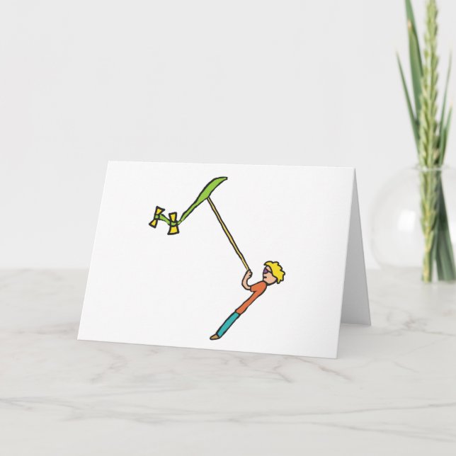 Kite Flying Card (Front)