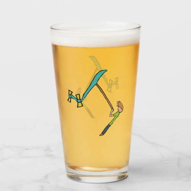 Kite Flying Glass (Front Filled)