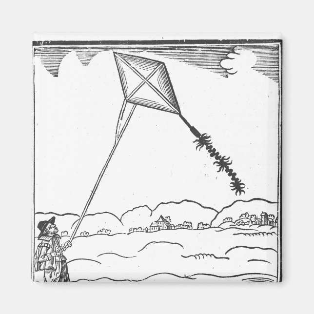 Kite Flying Magnet (Front)