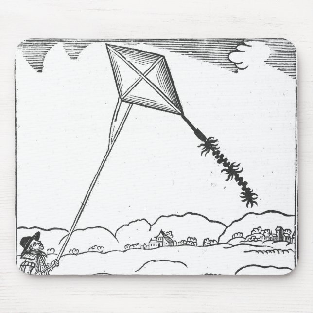 Kite Flying Mouse Mat (Front)