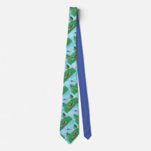 Kite Flying Neck Tie
