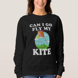 Kite Flying Outdoors Hobby For Adults & Children Sweatshirt