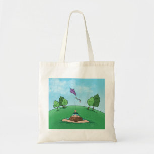 Kite Flying Tote Bag