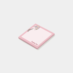 Kite Icon Pink Post-it Notes