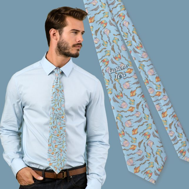 Kite Icons Pattern Tie (Creator Uploaded)