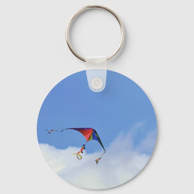 Kite in the Clouds Key Ring (Front)
