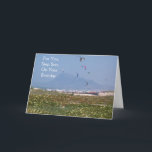 Kite Surfers Step Son Birthday Card<br><div class="desc">Greeting card kite surfers step son birthday card for a step son that you can customise with any text of your choice. Should you require any help with customising then contact us through the link on this page. Kite surfing step son birthday card</div>