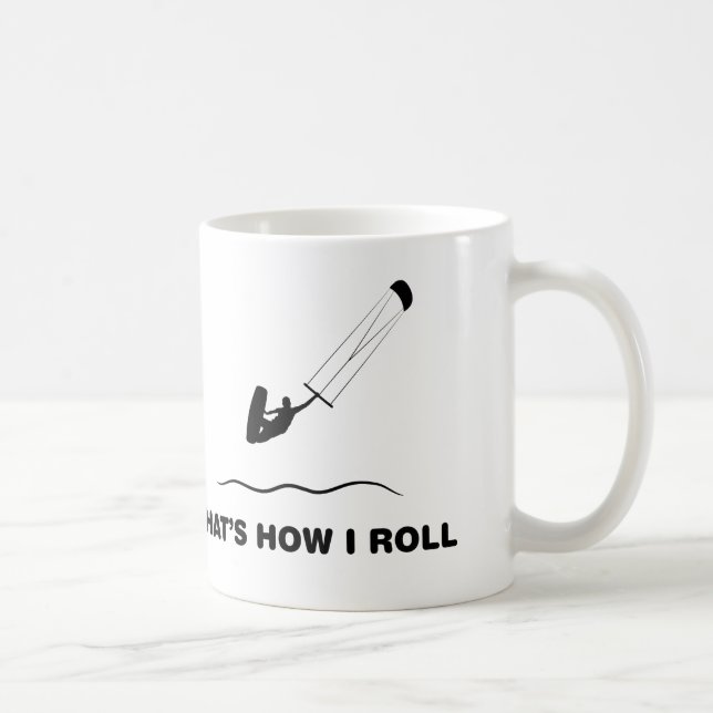 Kite Surfing Coffee Mug (Right)