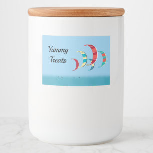 Kite Surfing Food Label