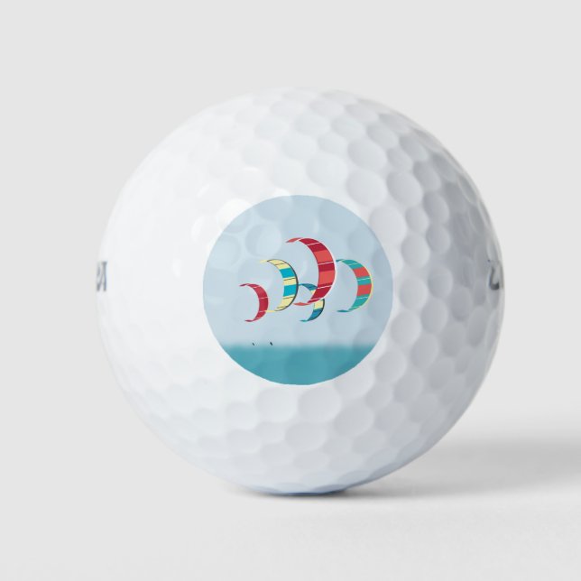 Kite Surfing Golf Balls (Front)