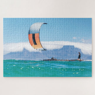 Kite Surfing Kitesurfing Sea Water Sports Summer Jigsaw Puzzle