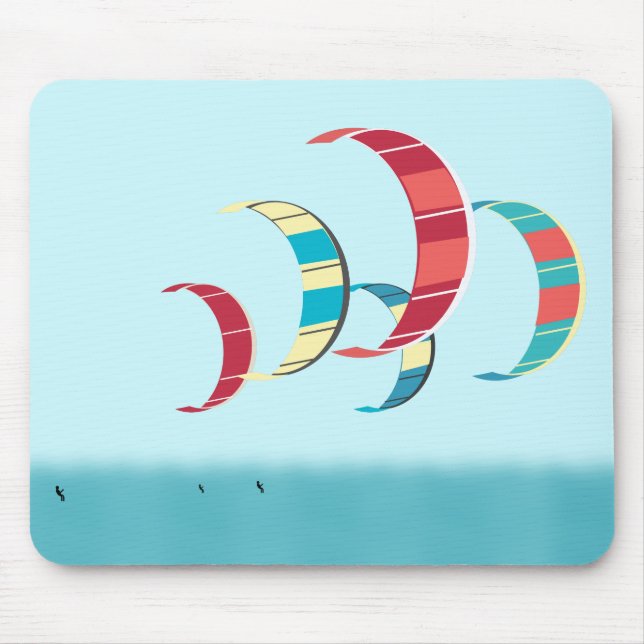 Kite Surfing Mouse Mat (Front)