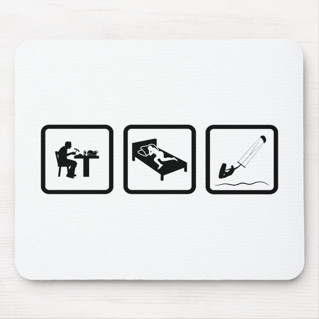 Kite Surfing Mouse Mat (Front)