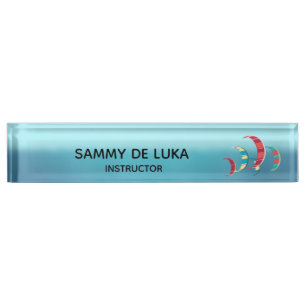 Kite Surfing Nameplate