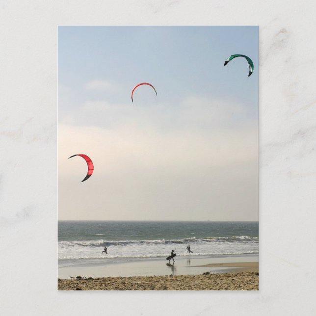 Kite Surfing Postcard (Front)